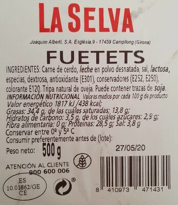 Mini Fuet Badeja Mini Fuet