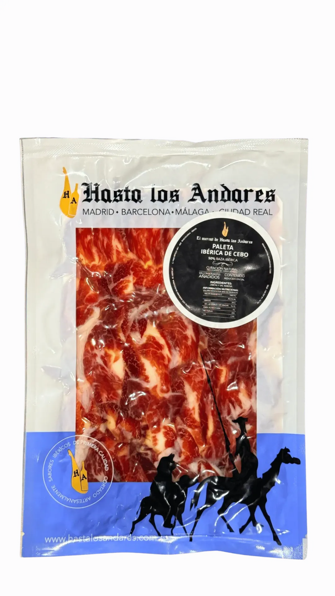 Paleta Iberica De Cebo Blanca Sobre
