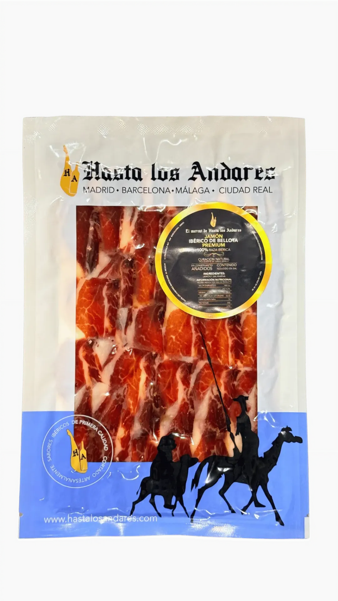 Jamon Ibérico de Bellota 100% (Premium) Sobre
