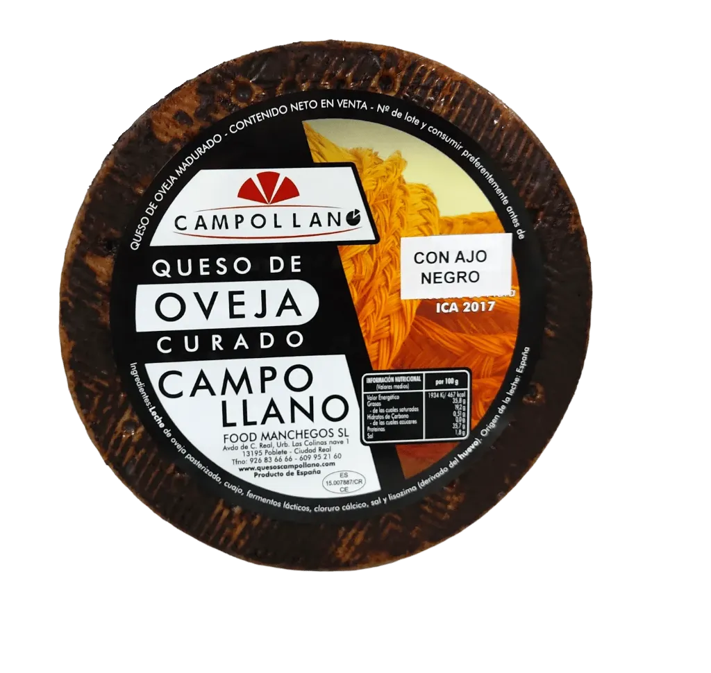Queso Oveja Ajo Negro (Queso 500 Grs)
