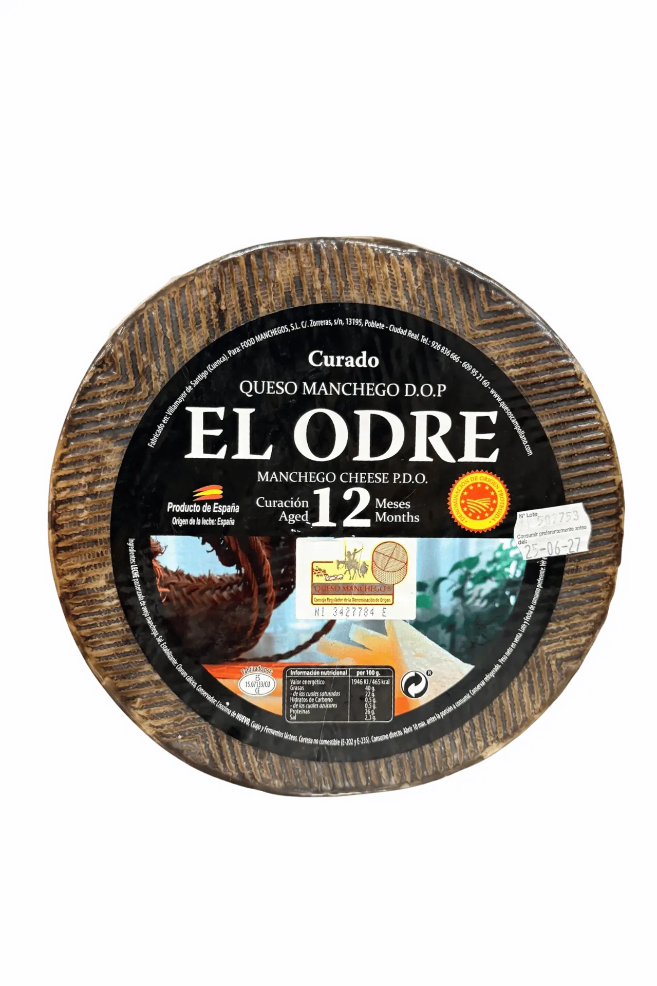 Queso Gran Reserva Manchego (Queso 500 Grs)